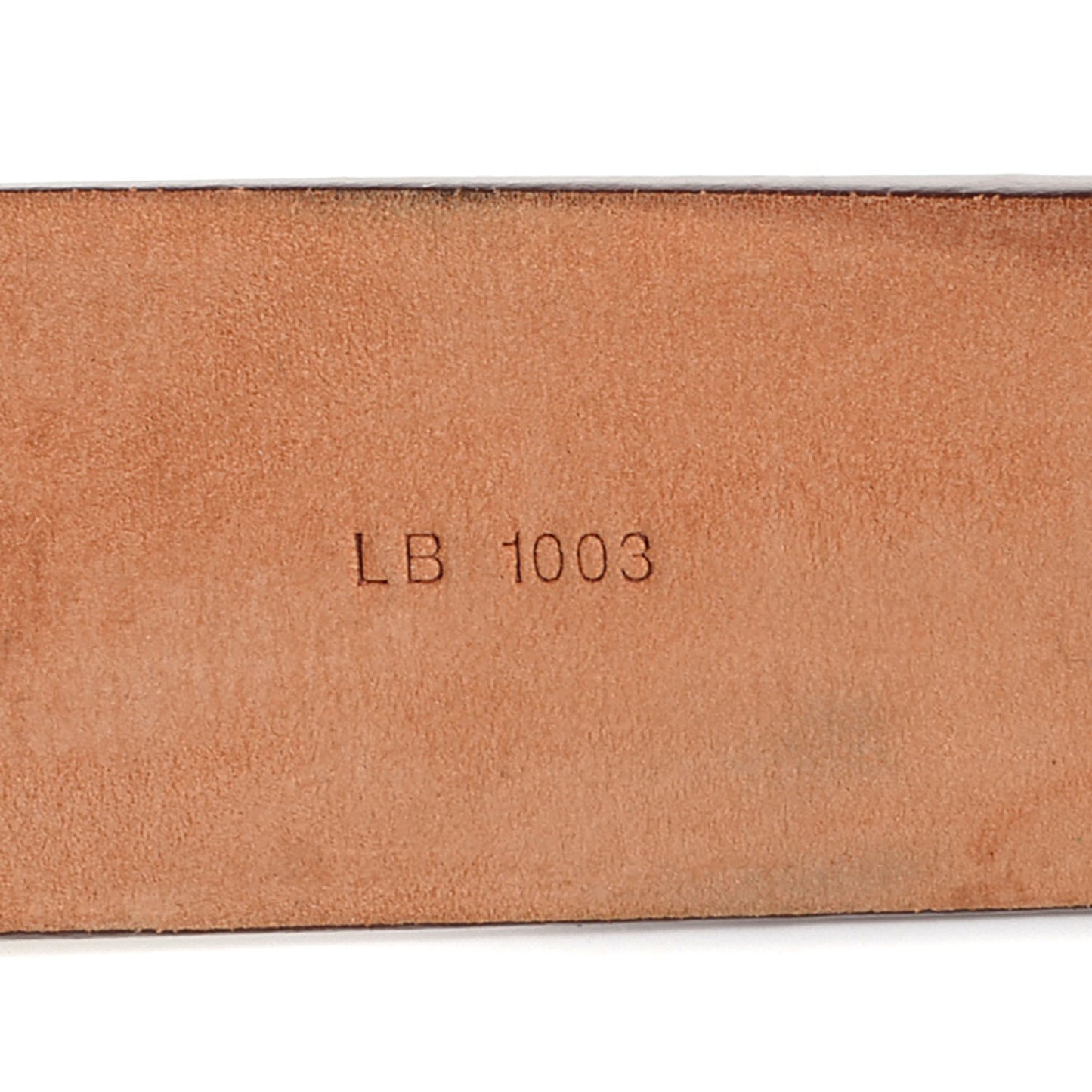 Monogram Ceinture Belt w Gold Buckle 85 34