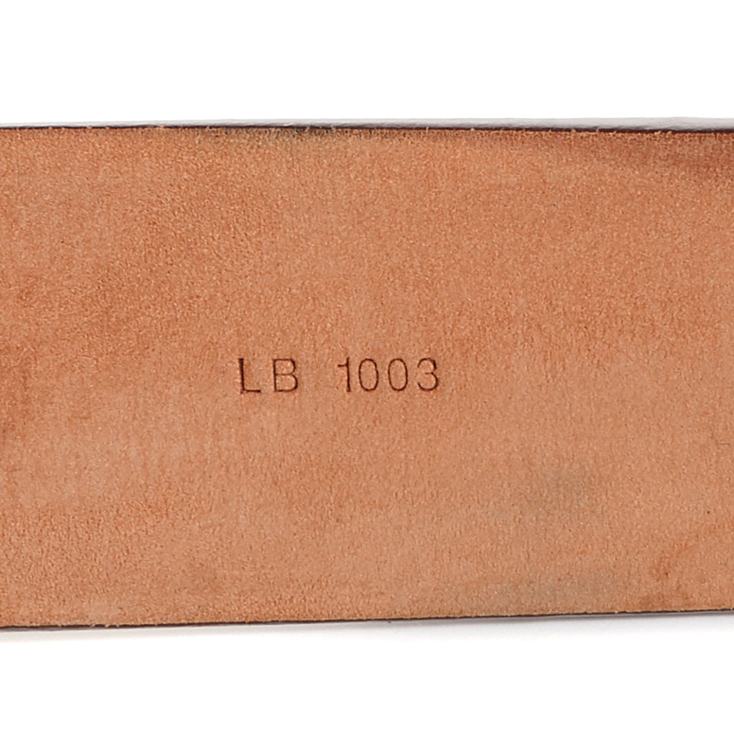 Louis Vuitton Monogram Ceinture Belt w Gold Buckle 85 34 3 of 7