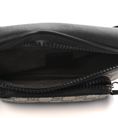 Gucci GG Supreme Monogram Belt Bag Black 6 of 11