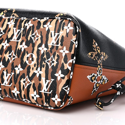 Louis Vuitton Monogram Giant Jungle Neverfull MM Black 10 of 10