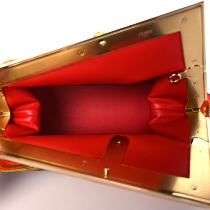 Fendi Velvet Marble Medium Fendi First Rosso Multicolor 4 of 10