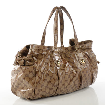 Gucci Crystal Monogram Medium Web Tote 5 of 11