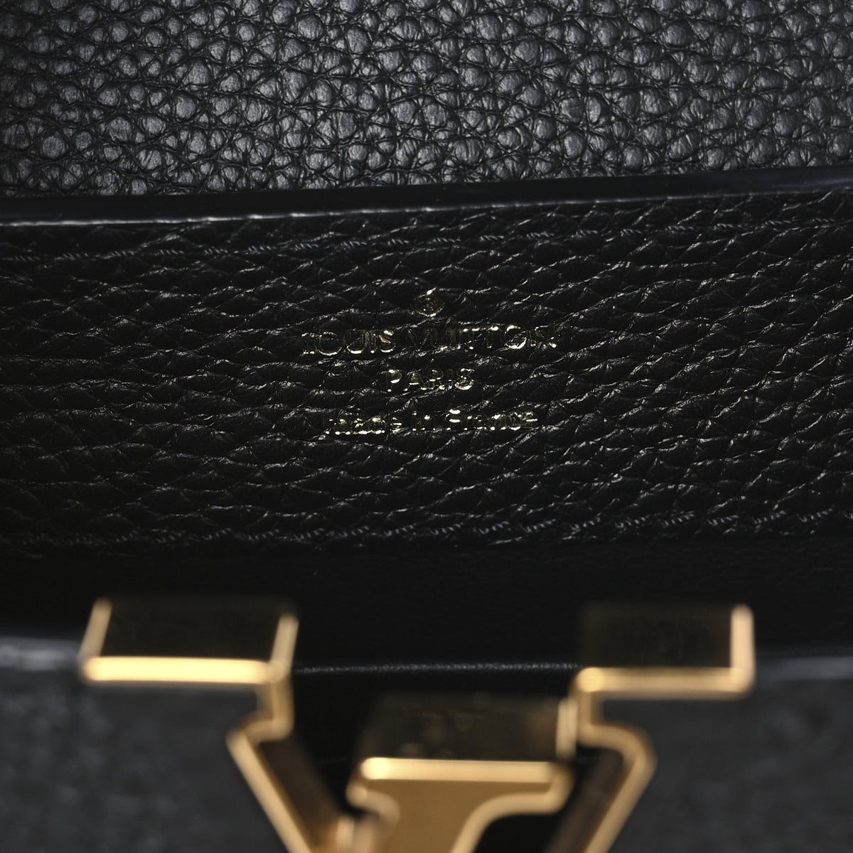 Taurillon Capucines Mini Black