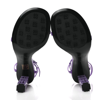Givenchy Smooth Nappa Monochrome G Cube 85mm Sandals 39 Ultraviolet 5 of 8
