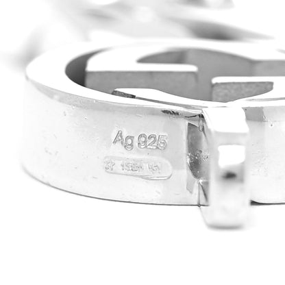 Gucci Sterling Silver Interlocking G Curb Chain Bracelet 5 of 6