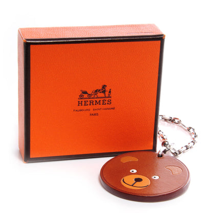 Hermes Barenia Bear Key Chain 4 of 5