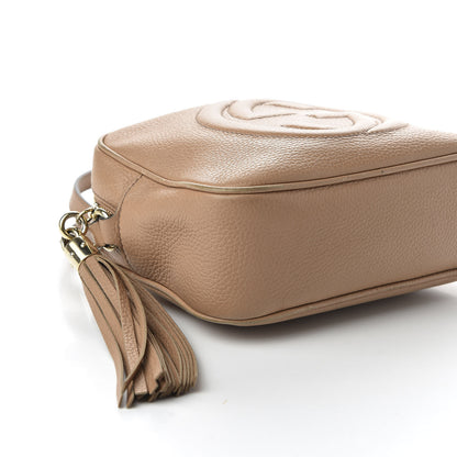 Gucci Pebbled Calfskin Small Soho Disco Bag Rose Beige 6 of 10