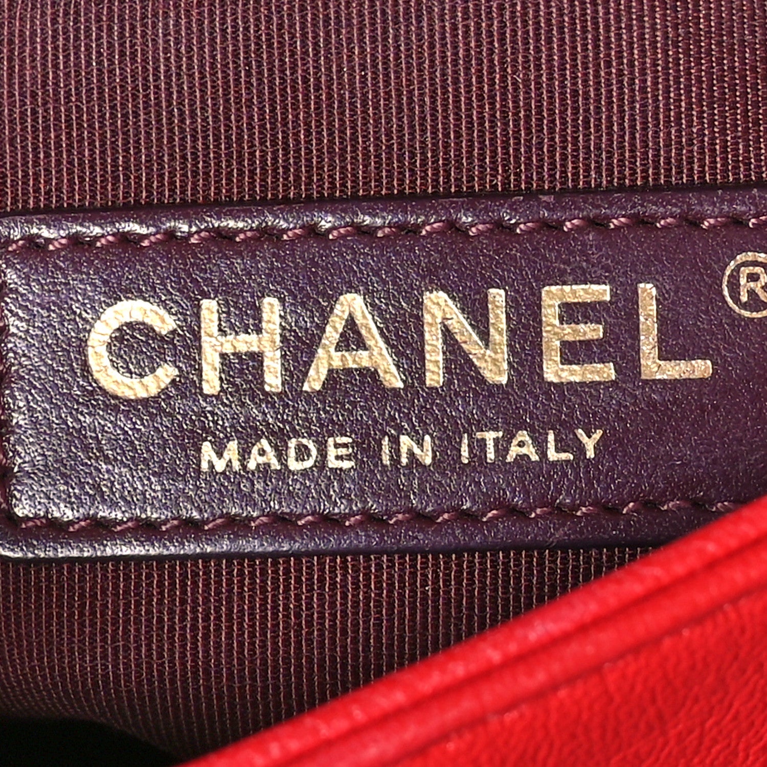 Chanel Sheepskin Quilted Medium Vintage Mademoiselle Flap Red 6 of 11
