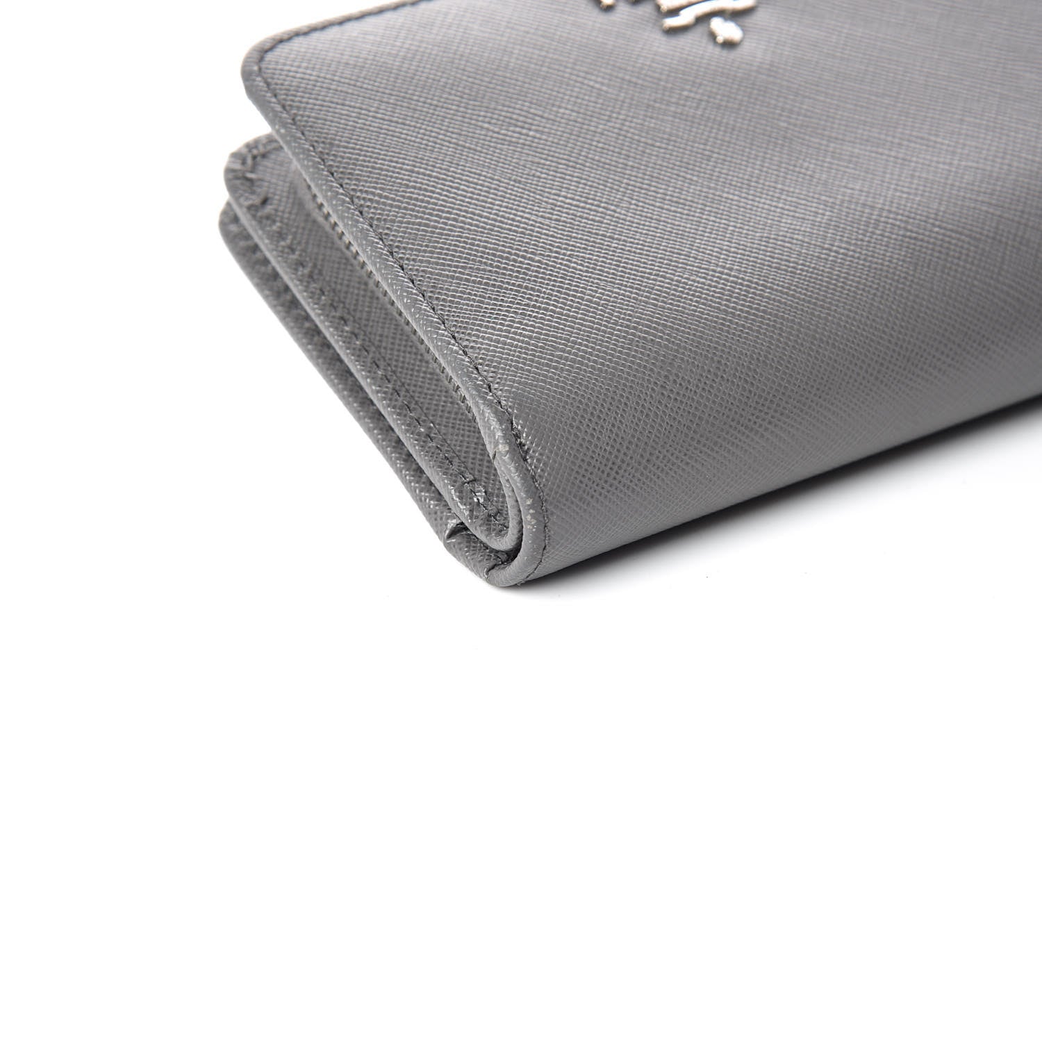 Prada Saffiano Compact Wallet Marmo 5 of 8