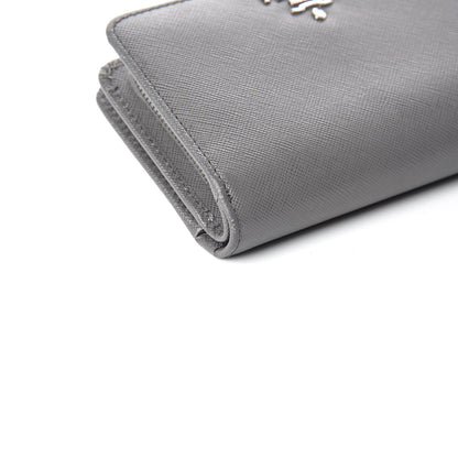 Prada Saffiano Compact Wallet Marmo 5 of 8