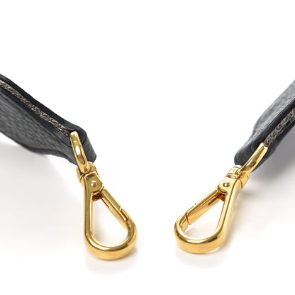 Prada Vitello Daino Striped Fabric Shoulder Strap 3 of 3