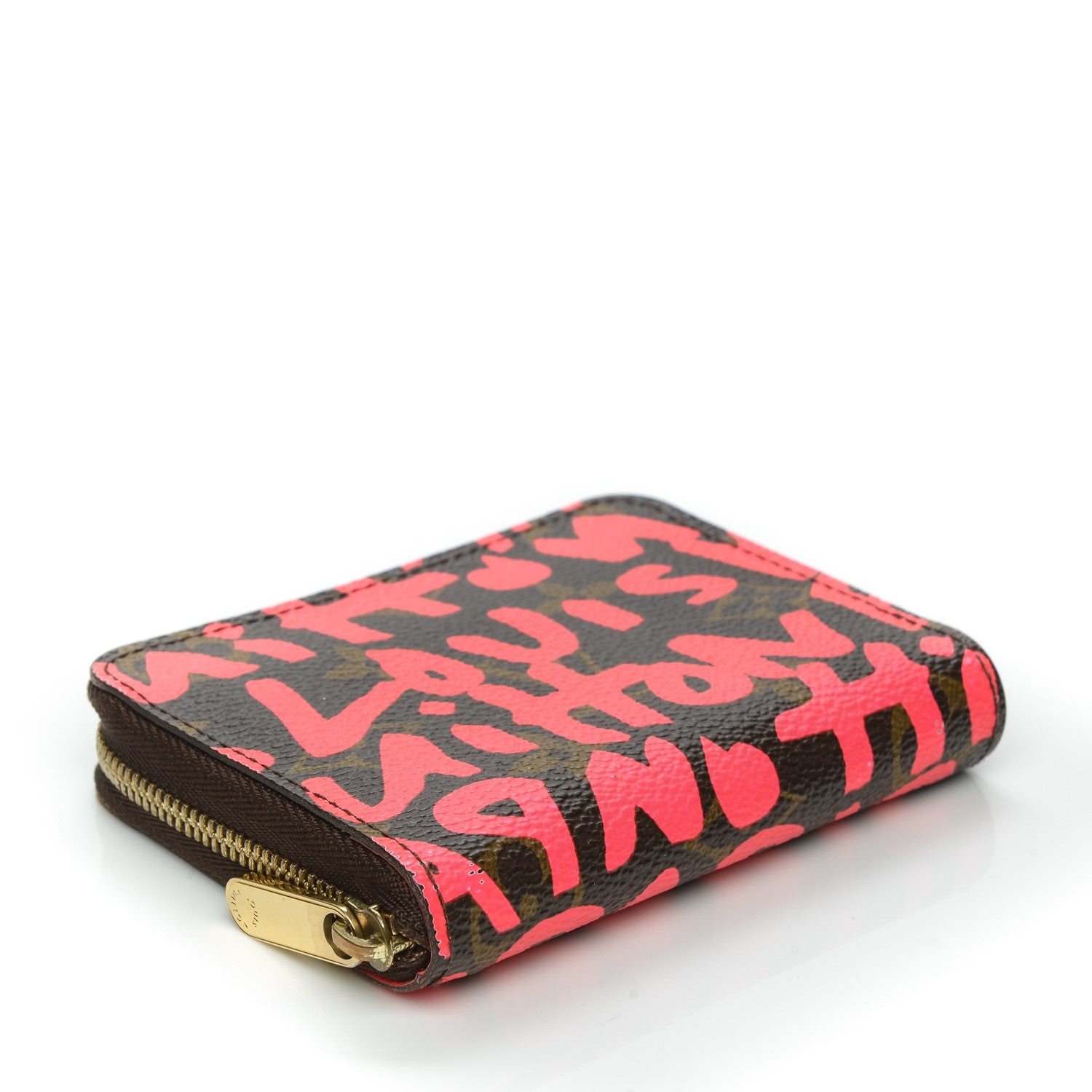 Louis Vuitton Monogram Graffiti Zippy Coin Purse Fuchsia 4 of 6