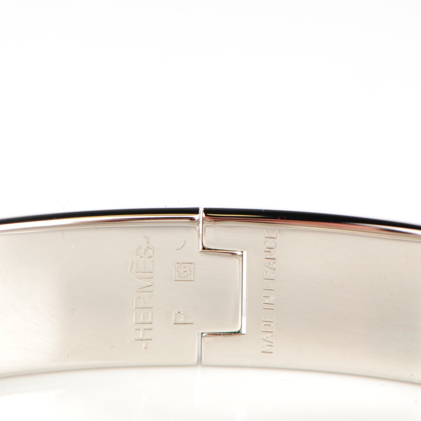 Enamel Narrow Clic Clac H Bracelet GM Rose Nymph