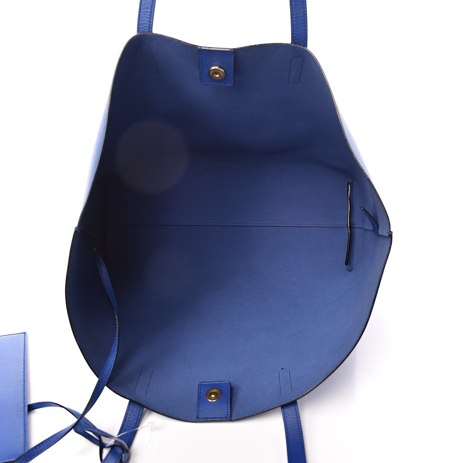Saint Laurent Calfskin Large Shopping Tote Ultramarine 6 of 11