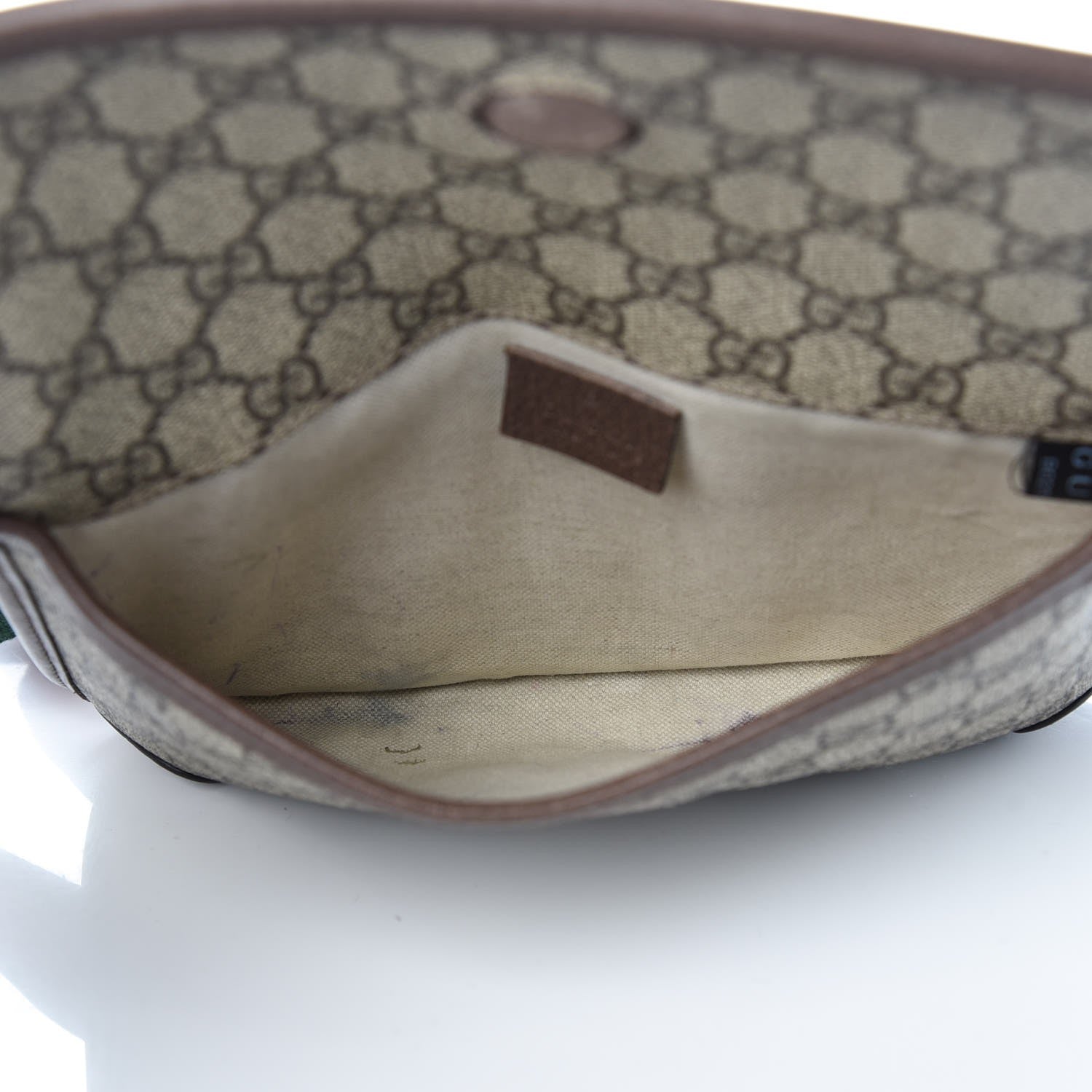 Gucci GG Supreme Monogram Neo Vintage Web Belt Bag Brown 5 of 11