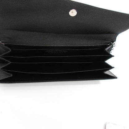 Chanel Satin Ribbon Evening Clutch Black 5 of 8