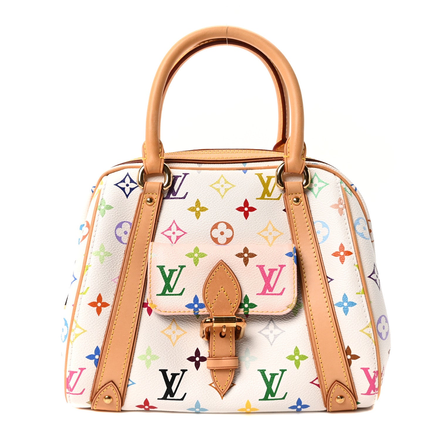Louis Vuitton Monogram Multicolor Priscilla White 1 of 9