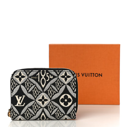 Louis Vuitton Jacquard Since 1854 Zippy Coin Purse Grey 10 of 10