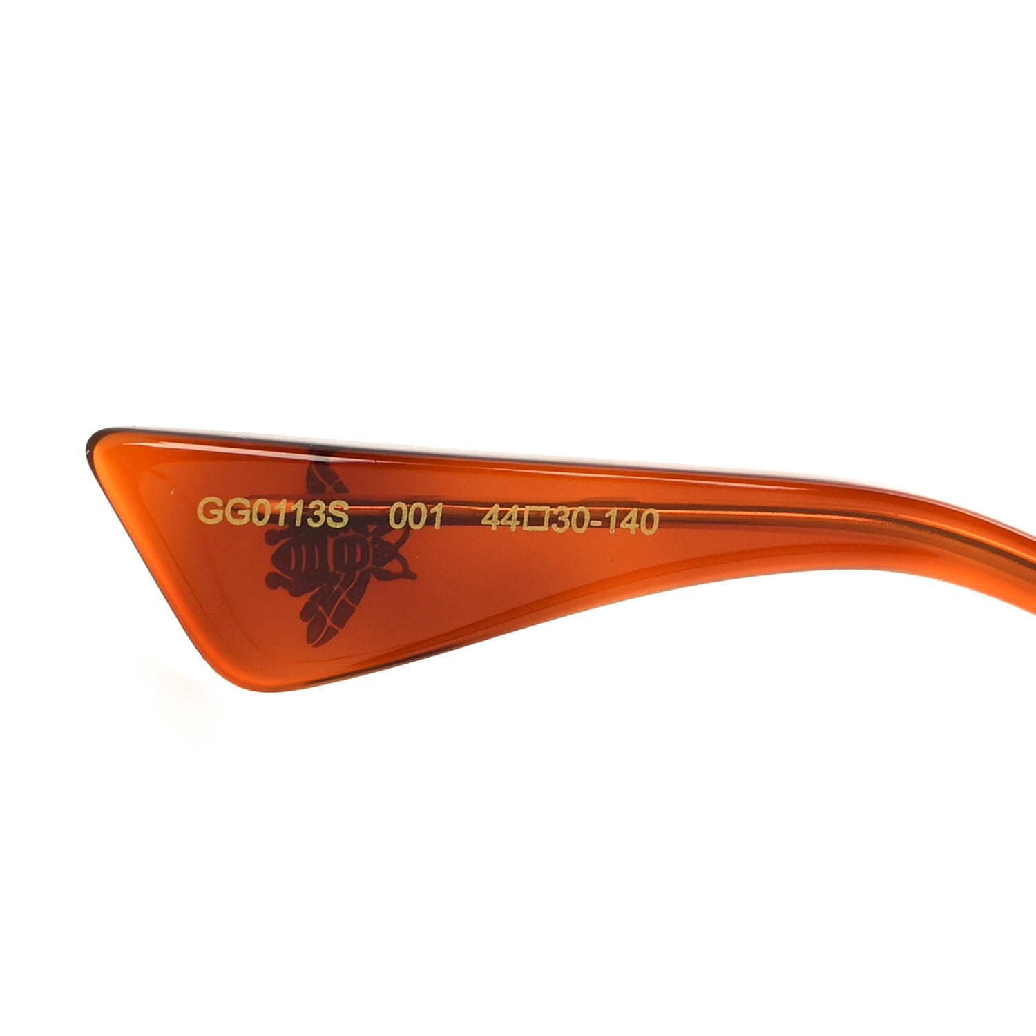Gucci Metal L'Aveugle Par Amour Round Frame Sunglasses GG0113S Black 8 of 8