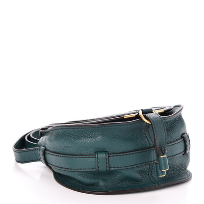 Chloe Calfskin Mini Marcie Round Crossbody Bag Teal 4 of 7