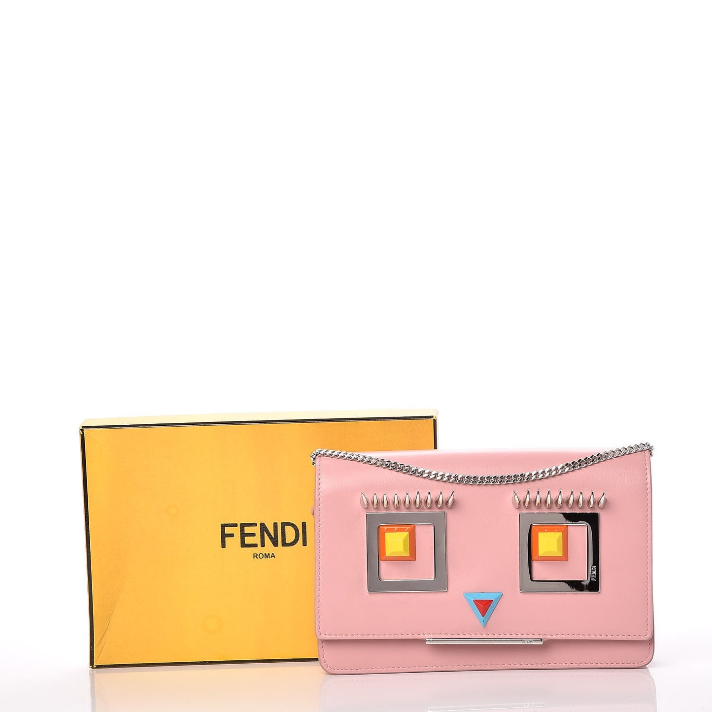 Vitello Century Hypnoteyes Tube Wallet On Chain Bubblegum