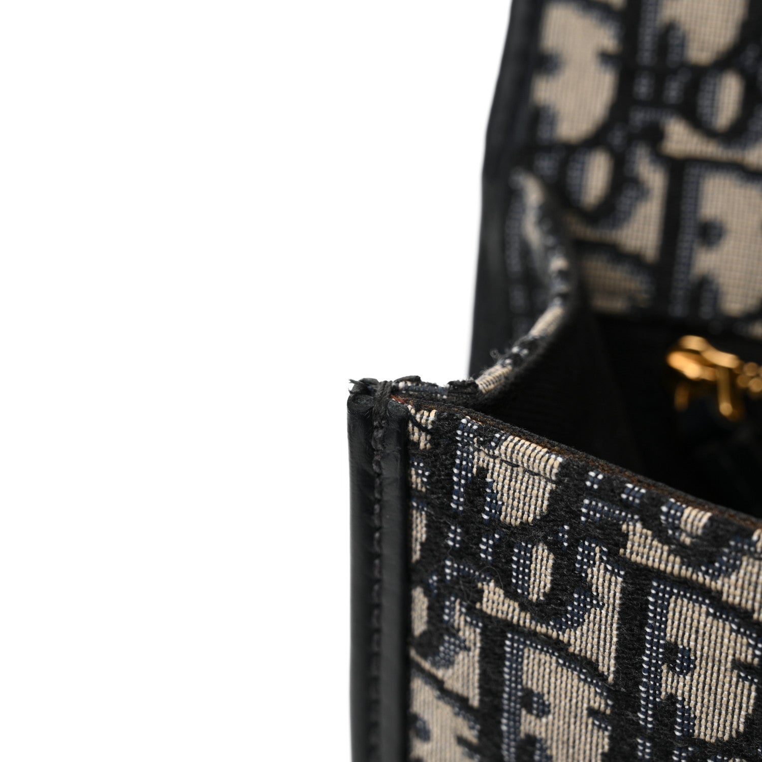 Christian Dior Oblique 30 Montaigne Chain Flap Bag Blue 11 of 13