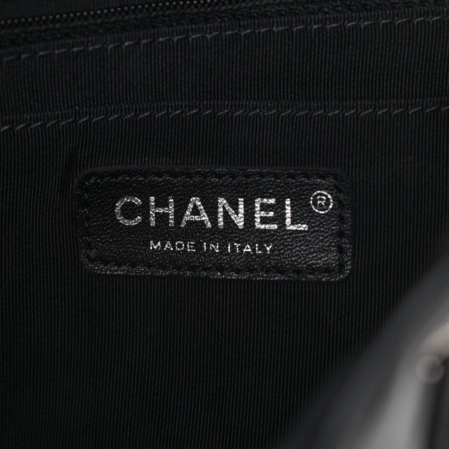 Calfskin Chevron Quilted Small Urban Spirit Backpack Black