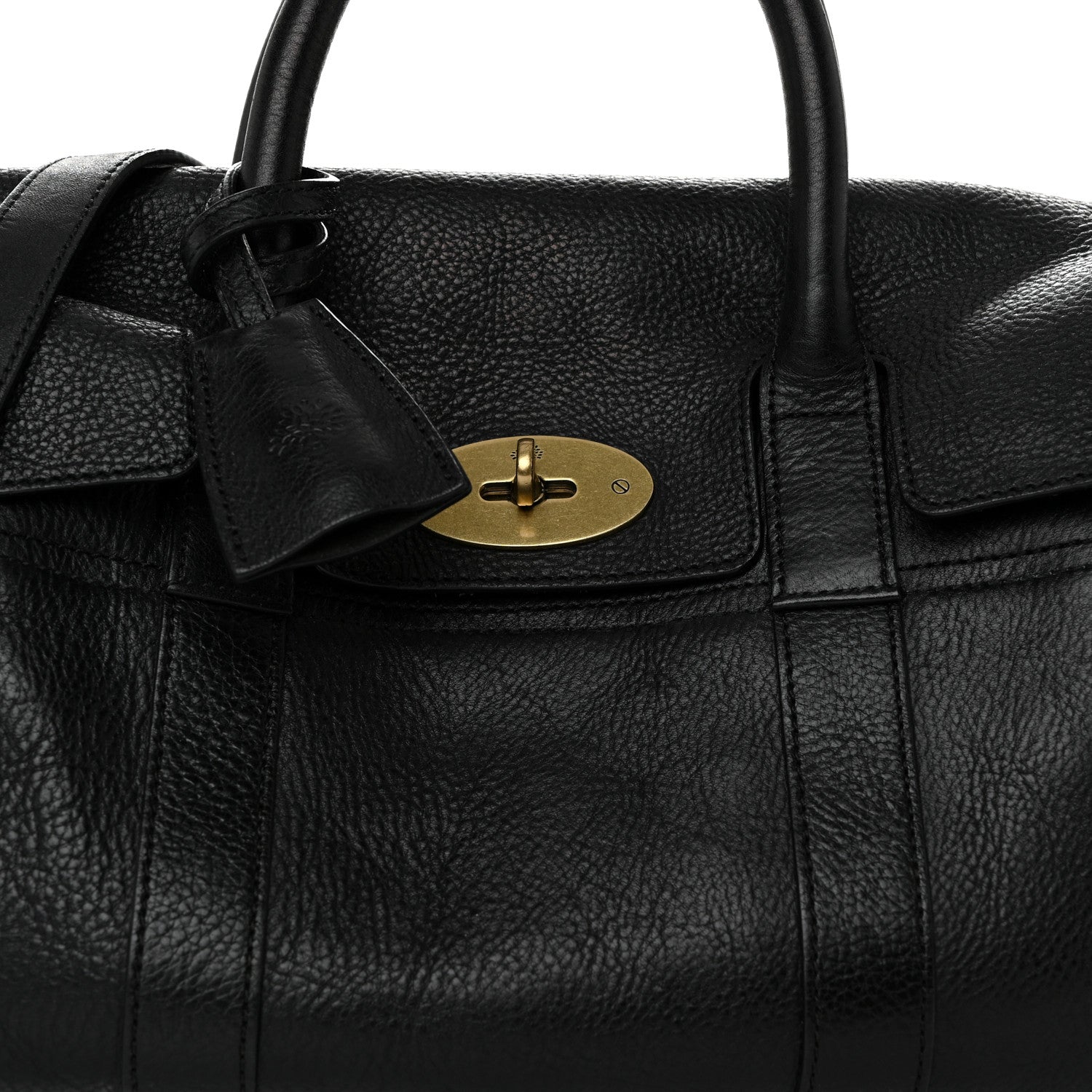 Mulberry Natural Vegetable Tanned Small Bayswater Black 8 of 10