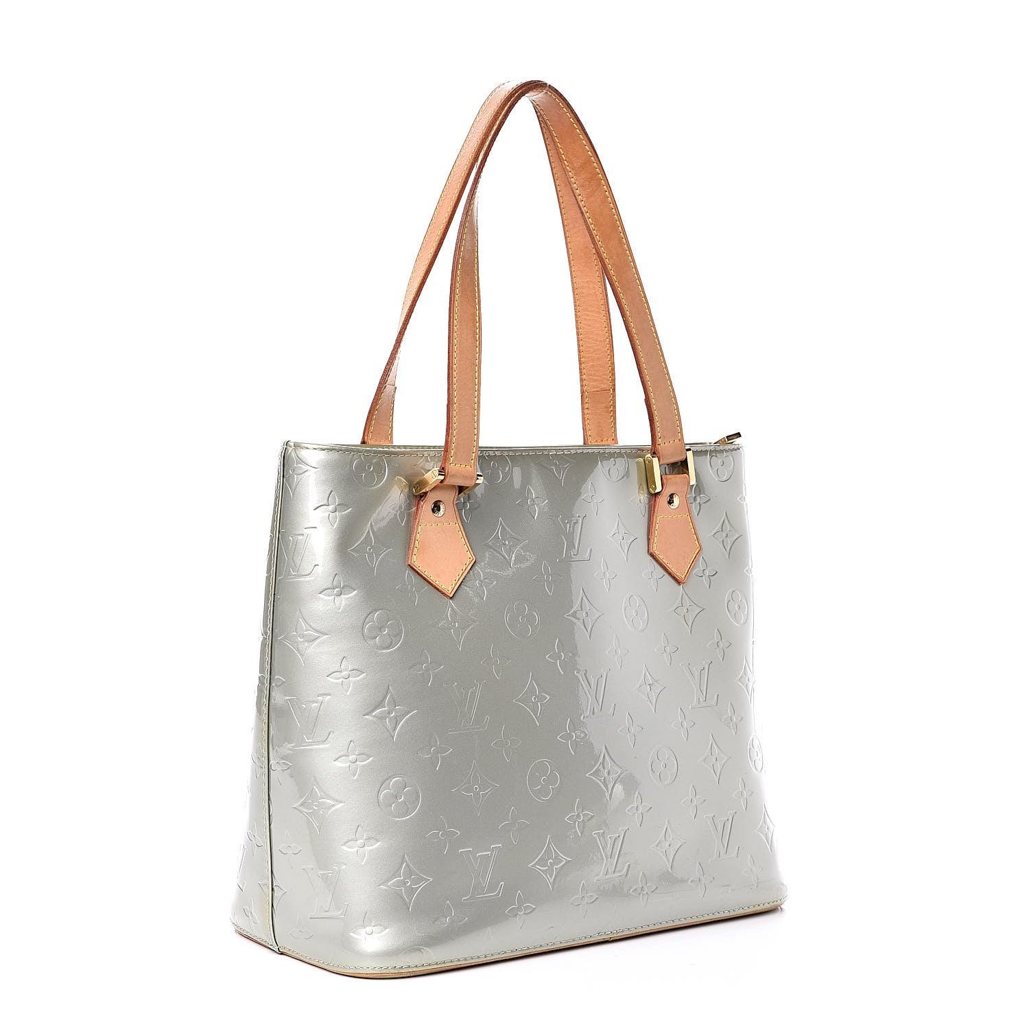 Louis Vuitton Vernis Houston Silver 3 of 13