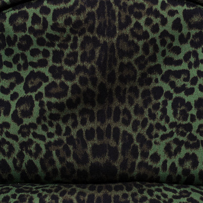 Saint Laurent Printed Canvas Leopard Classic Hunting Backpack Green 7 of 11