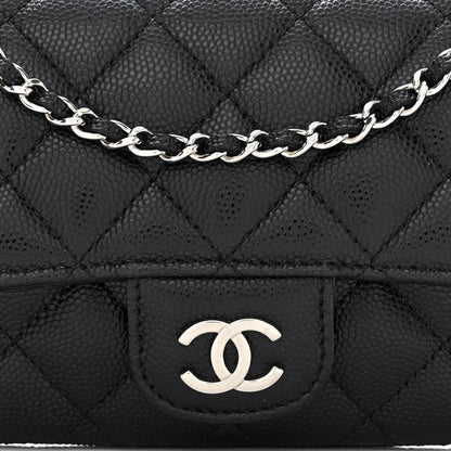 Chanel Caviar Quilted Glasses Case With Chain Black 9 of 12