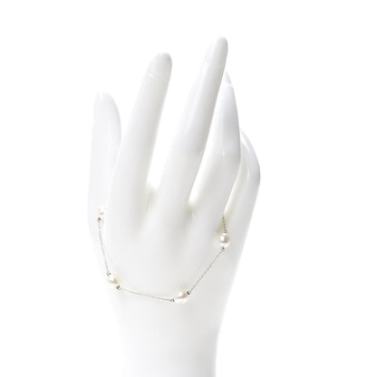 Tiffany Sterling Silver Pearl Elsa Peretti Pearls By The Yard Bracelet 2 of 5