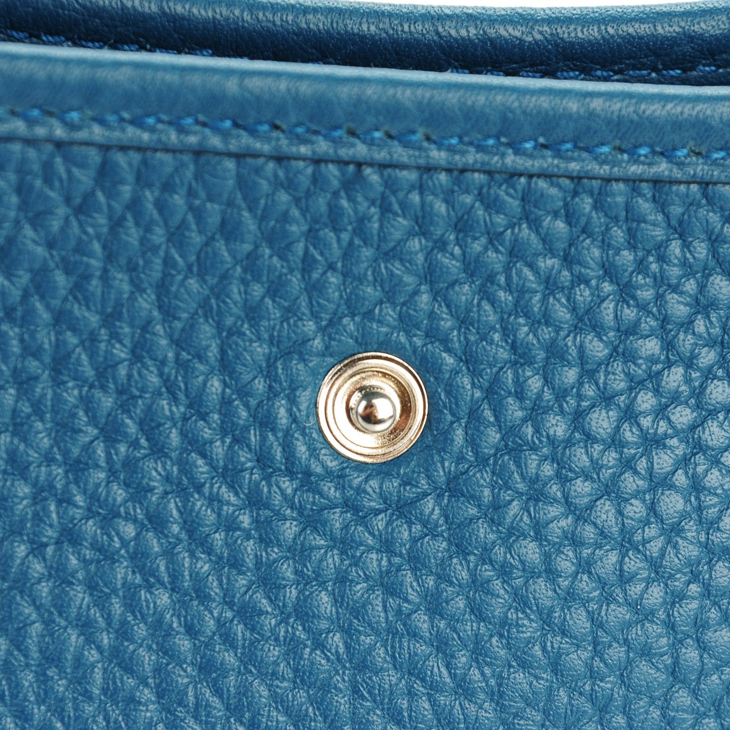 Hermes Taurillon Clemence Amazone Evelyne TPM Colvert Bleu Atoll 11 of 11