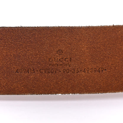 Gucci Faded Calfskin Double G Belt 90 36 Cuir 3 of 8