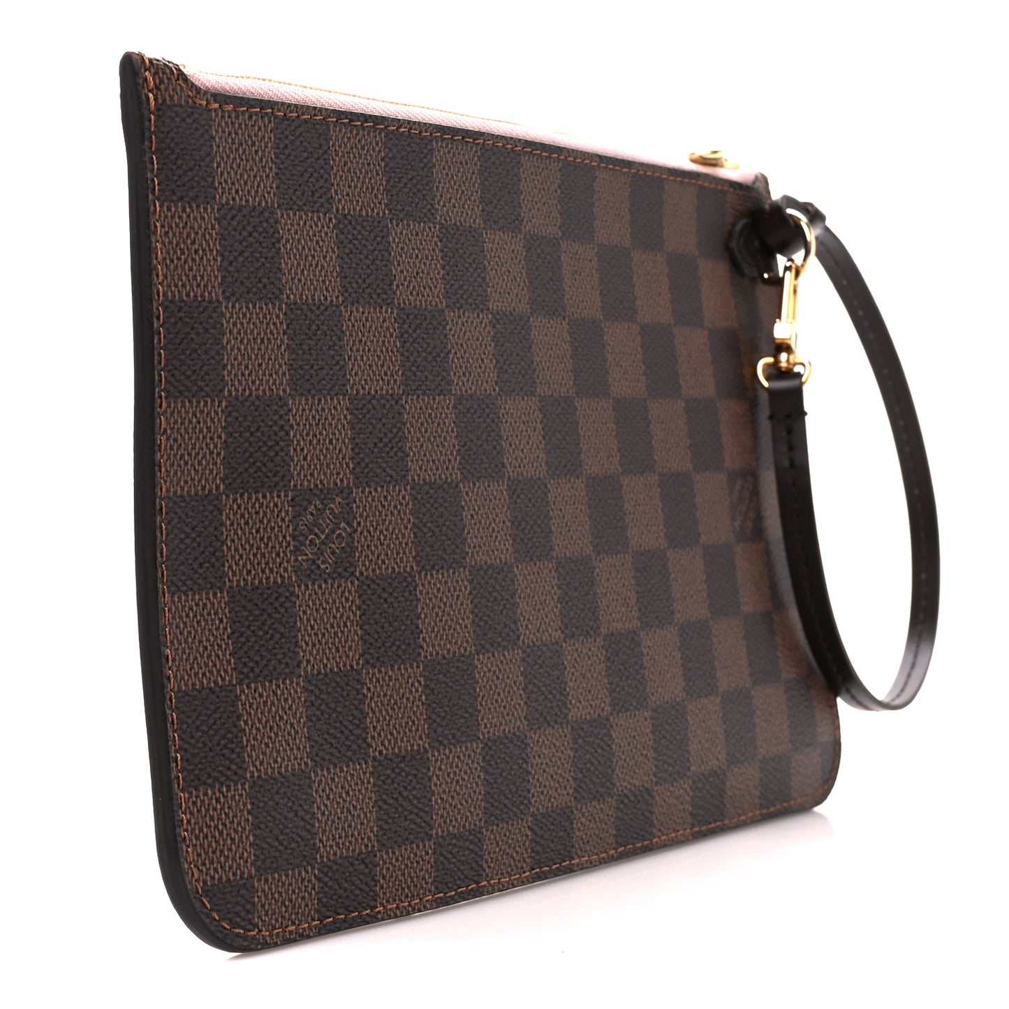 Damier Ebene Neverfull MM GM Pochette Rose Ballerine