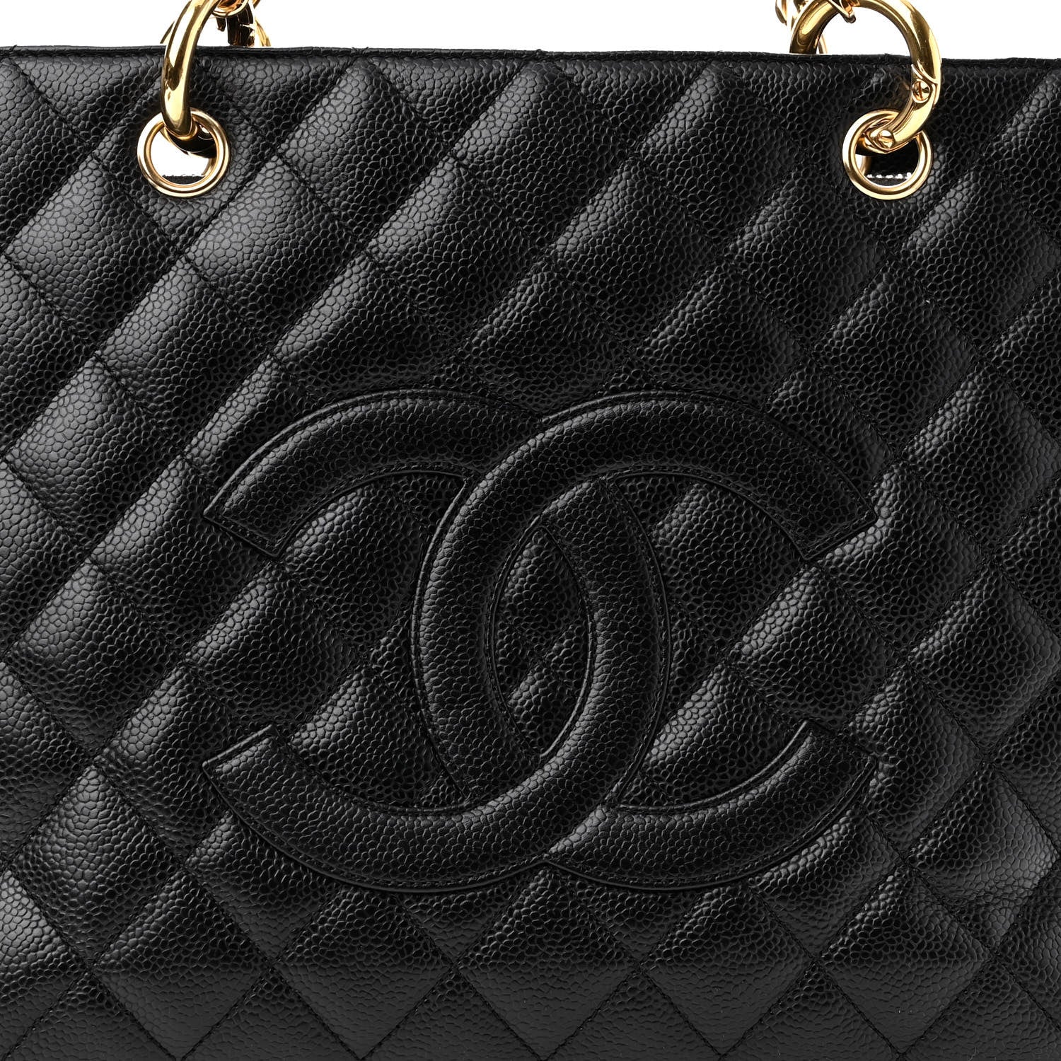 Chanel Caviar Quilted Grand Shopping Tote GST Black 8 of 11