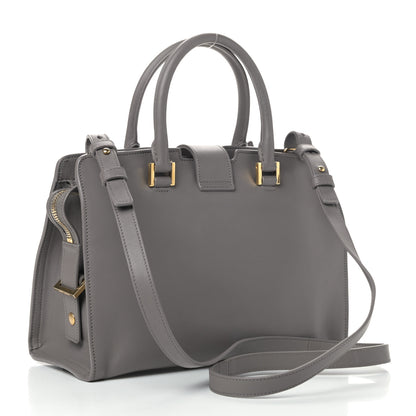 Saint Laurent Calfskin Monogram Baby Cabas Fog 2 of 9
