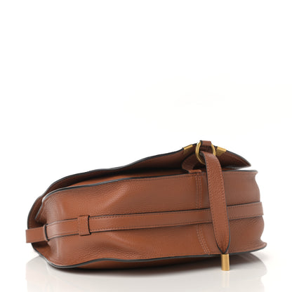 Chloe Calfskin Medium Marcie Round Crossbody Bag Tan 4 of 14