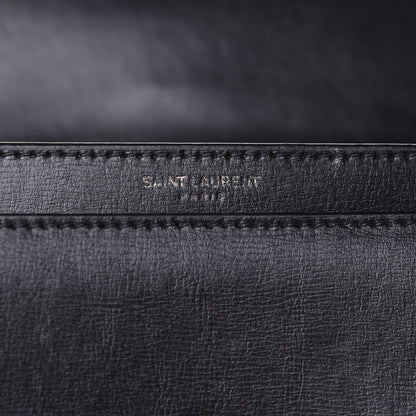 Saint Laurent Calfskin Medium Monogram Sunset Black 12 of 20