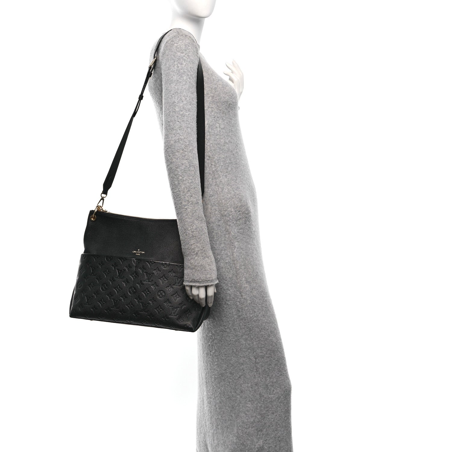 Louis Vuitton Empreinte Maida Hobo Black 2 of 9