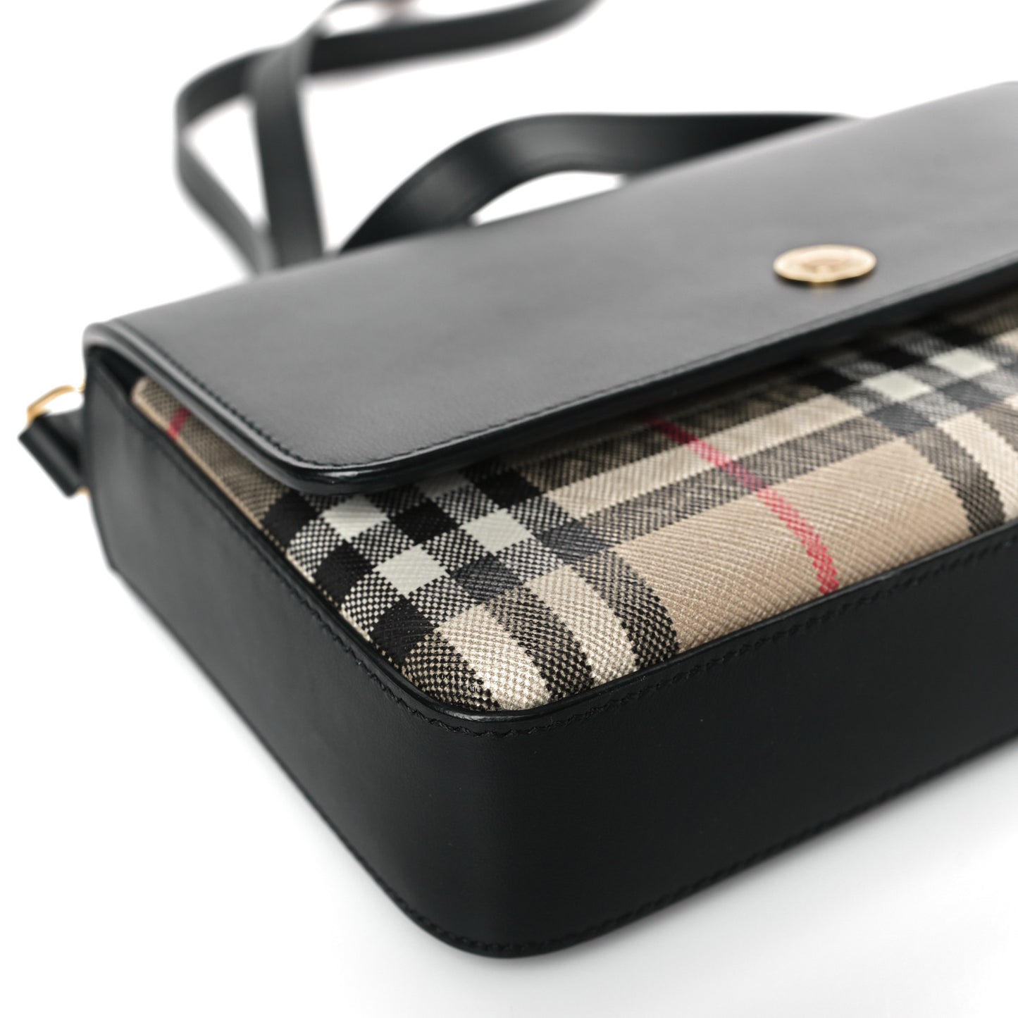 Calfskin Vintage Check New Hampshire Bag Black