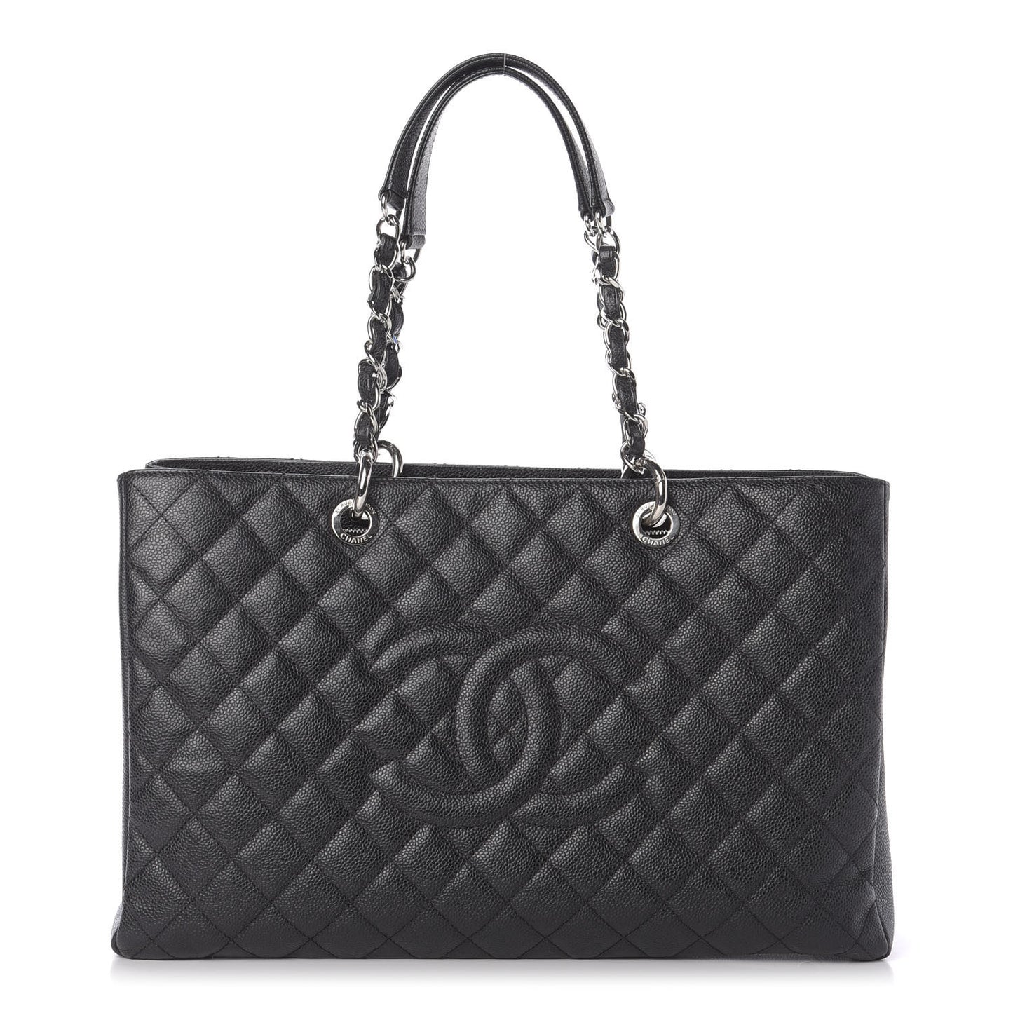 Caviar Quilted XL Grand Shopping Tote GST Black