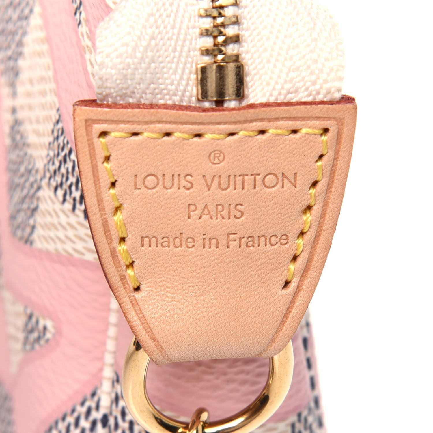 Louis Vuitton Damier Azur Tahitienne Mini Pochette Accessories 6 of 12