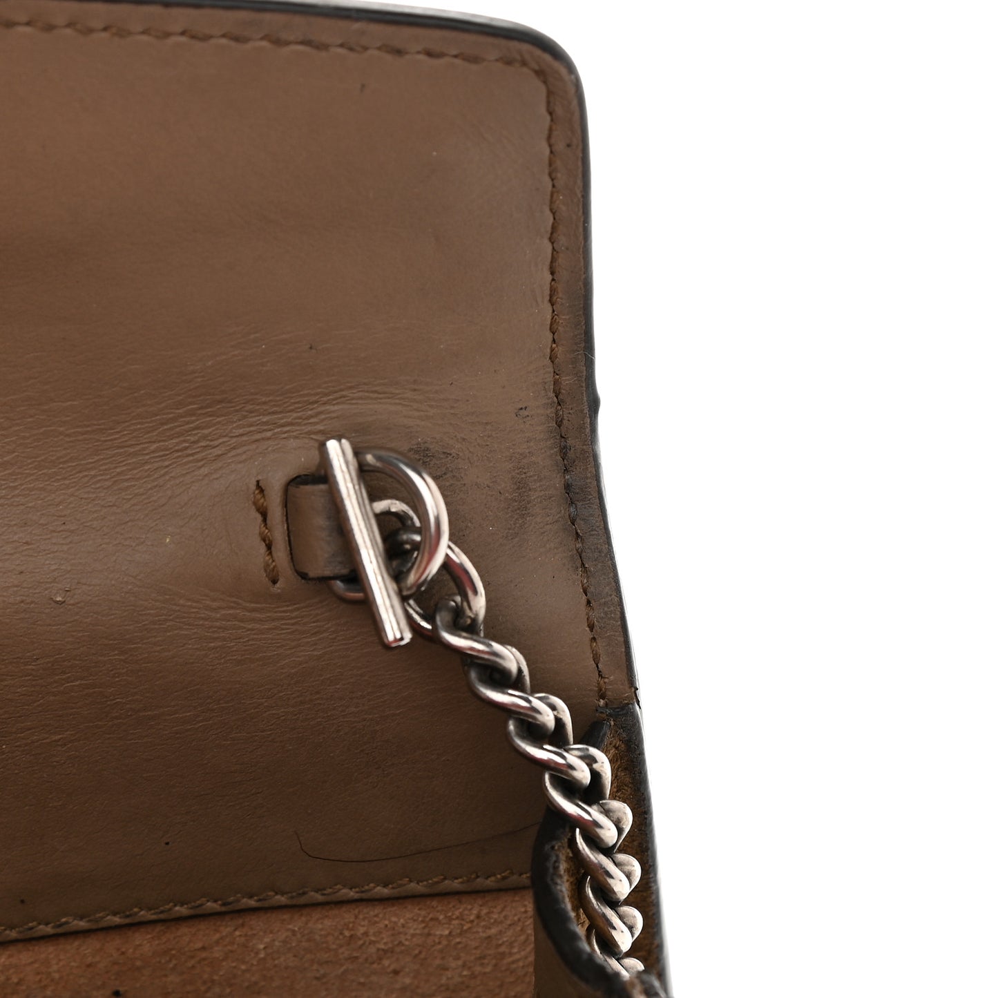 GG Supreme Monogram Super Mini Dionysus Shoulder Bag Taupe