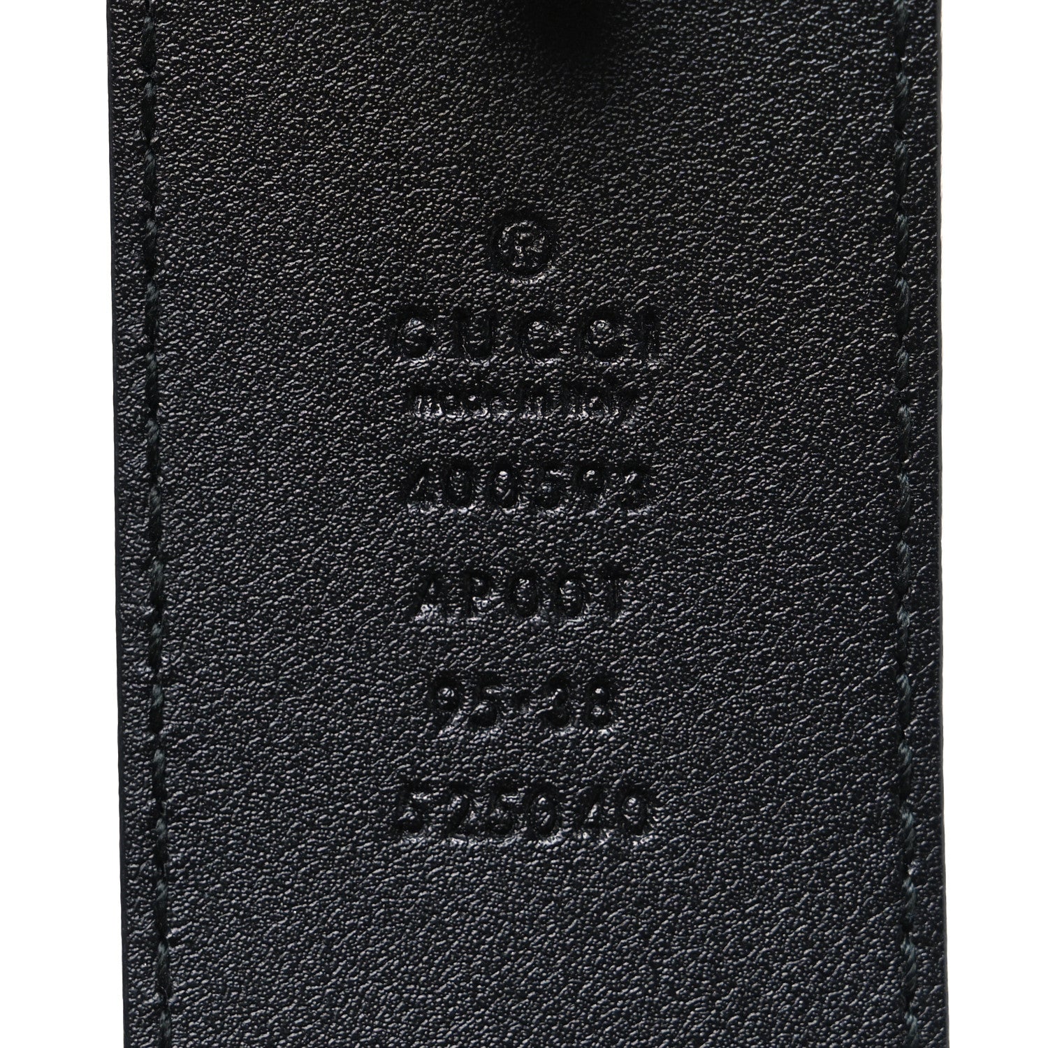 Gucci Calfskin Double G 40mm Belt 95 38 Black 5 of 5