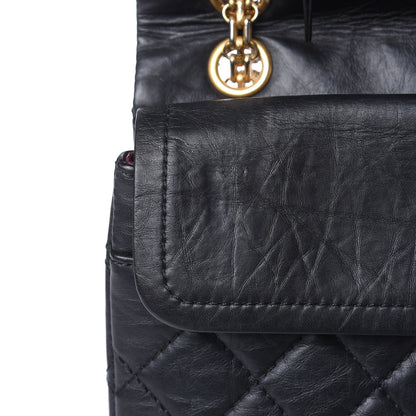 Chanel Aged Calfskin Quilted 2.55 Reissue 226 Flap Black 11 of 14