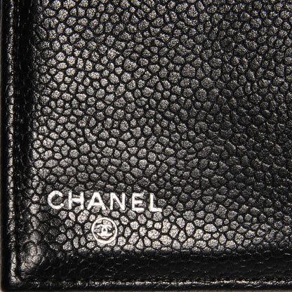 Chanel Caviar Quilted Large Flap Wallet Black 6 of 9