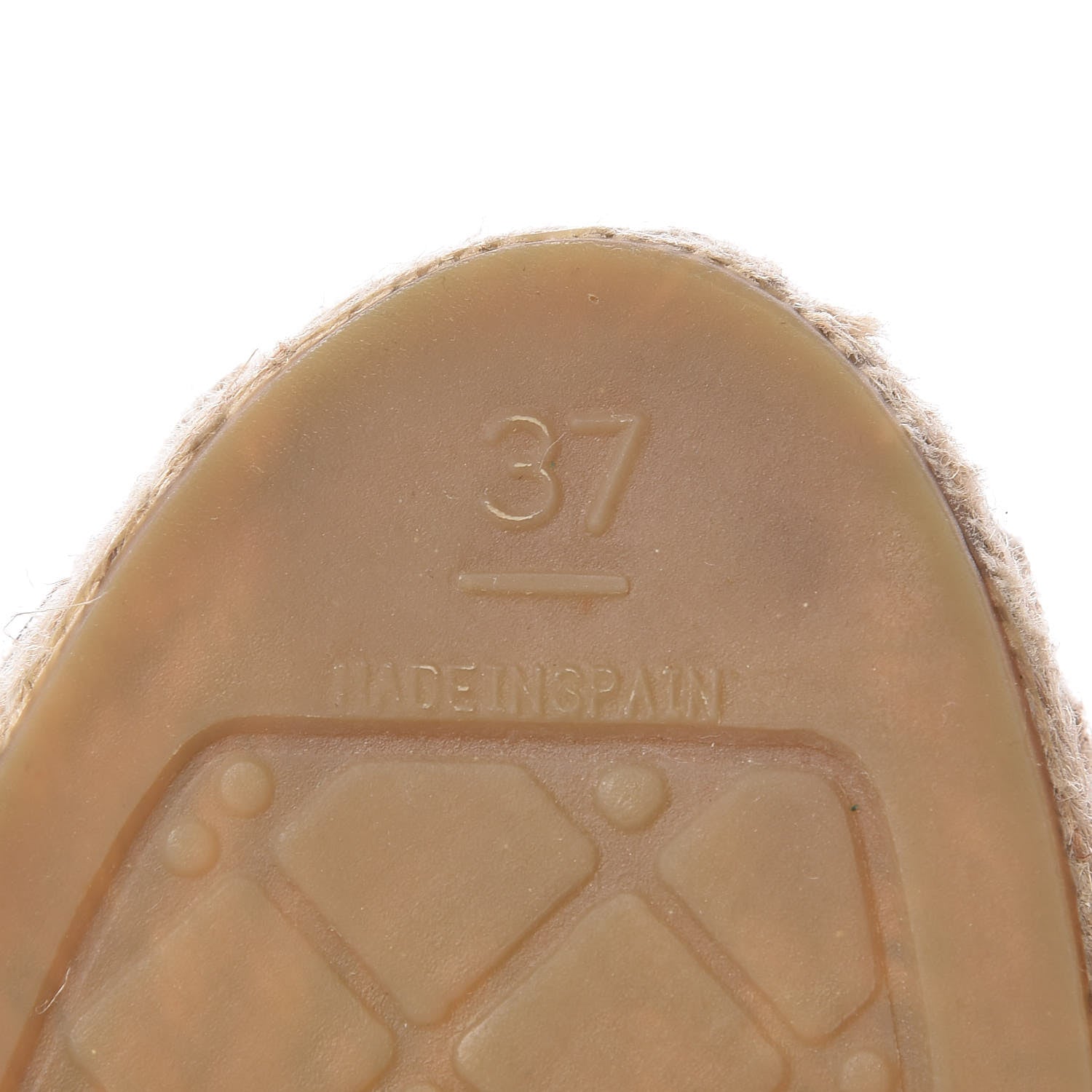 Chanel Lambskin Canvas Cap Toe CC Espadrilles 37 Black 7 of 9