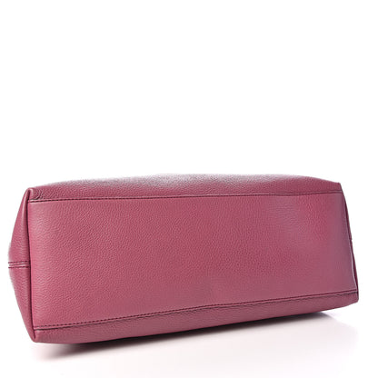 Gucci Pebbled Calfskin Medium Soho Chain Shoulder Bag Peonia Flower 4 of 13