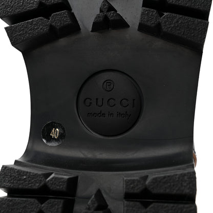 Gucci Cordovan Lux Harald Horsebit Knee High Boots 40 Black 7 of 9